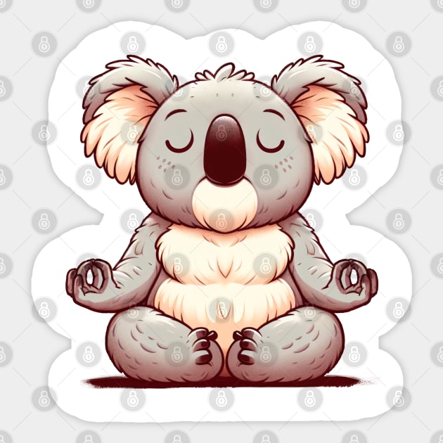 Serenity in Fluff Sticker by Fyllewy